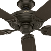 52 inch Sea Air New Bronze Indoor/Outdoor Ceiling Fan and Pull Chain