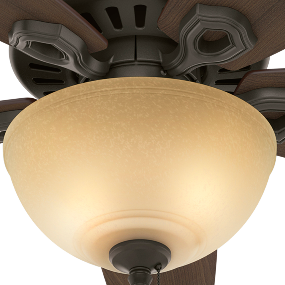 42 inch Builder New Bronze Ceiling Fan with LED Light Kit and Pull Chain
