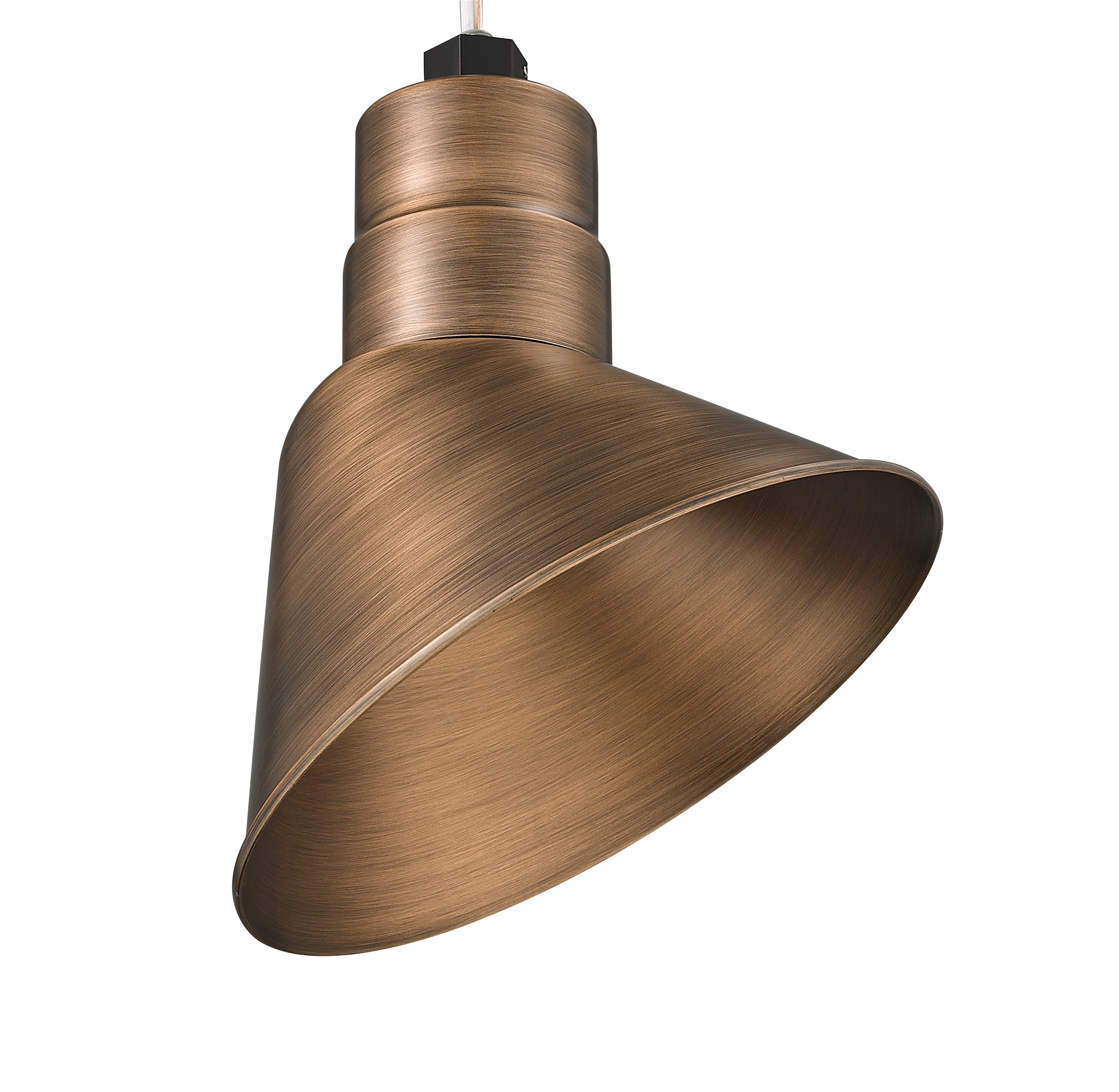 10'' Natural Copper Metal R Series Angle Shade