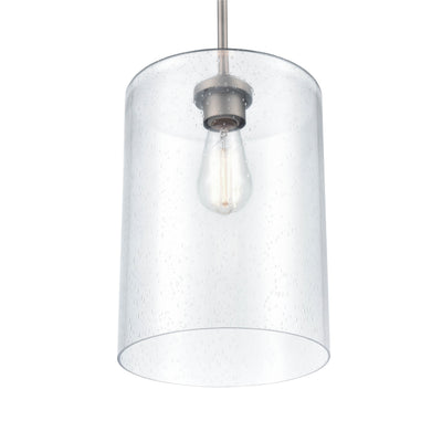 14'' Moven Satin Nickel 1 Light Mini Pendant