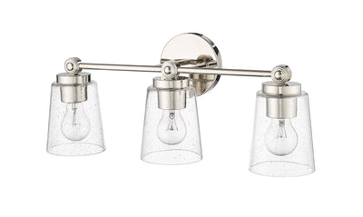 22'' Lauryn Polished Nickel 3 Light Bath Vanity
