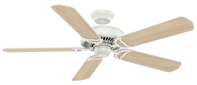 Casablanca 54 inch Panama Fresh White Ceiling Fan and Wall Control