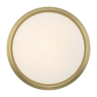 4'' Baumann Vintage Brass 1 Light Flush Mount