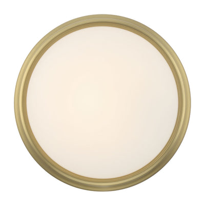4'' Baumann Vintage Brass 1 Light Flush Mount