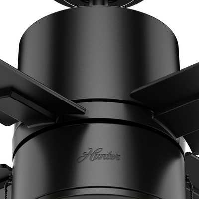 42 inch Beck Matte Black Ceiling Fan with LED Light Kit and Pull Chain