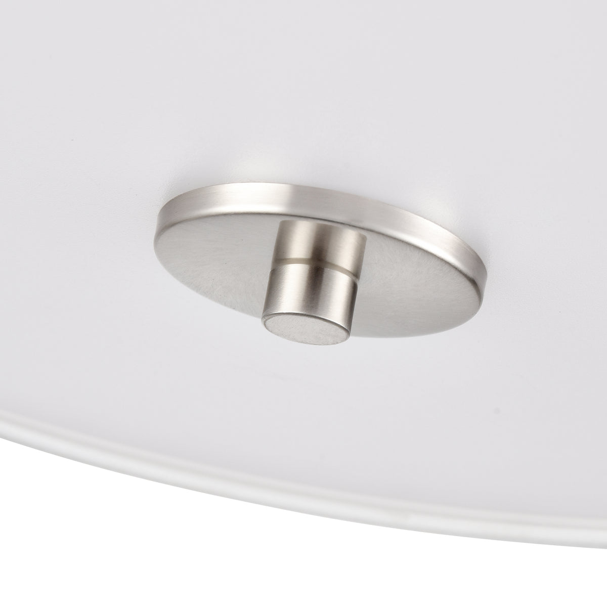 7.75'' Guyten Brushed Nickel 2 Light Flush Mount