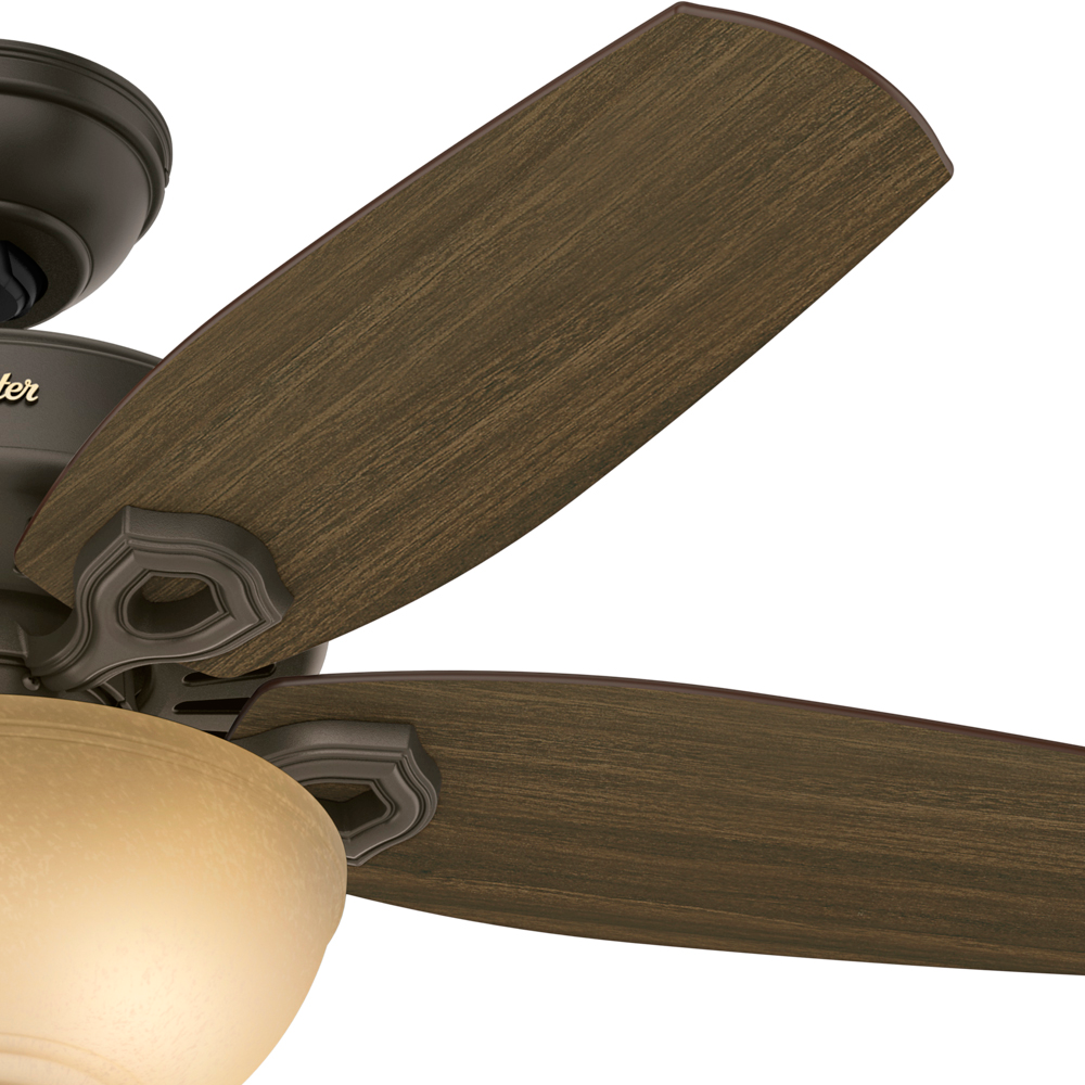 42 inch Builder New Bronze Ceiling Fan with LED Light Kit and Pull Chain