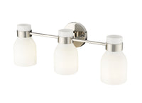 22.5'' Corella Polished Nickel 3 Light Bath Vanity