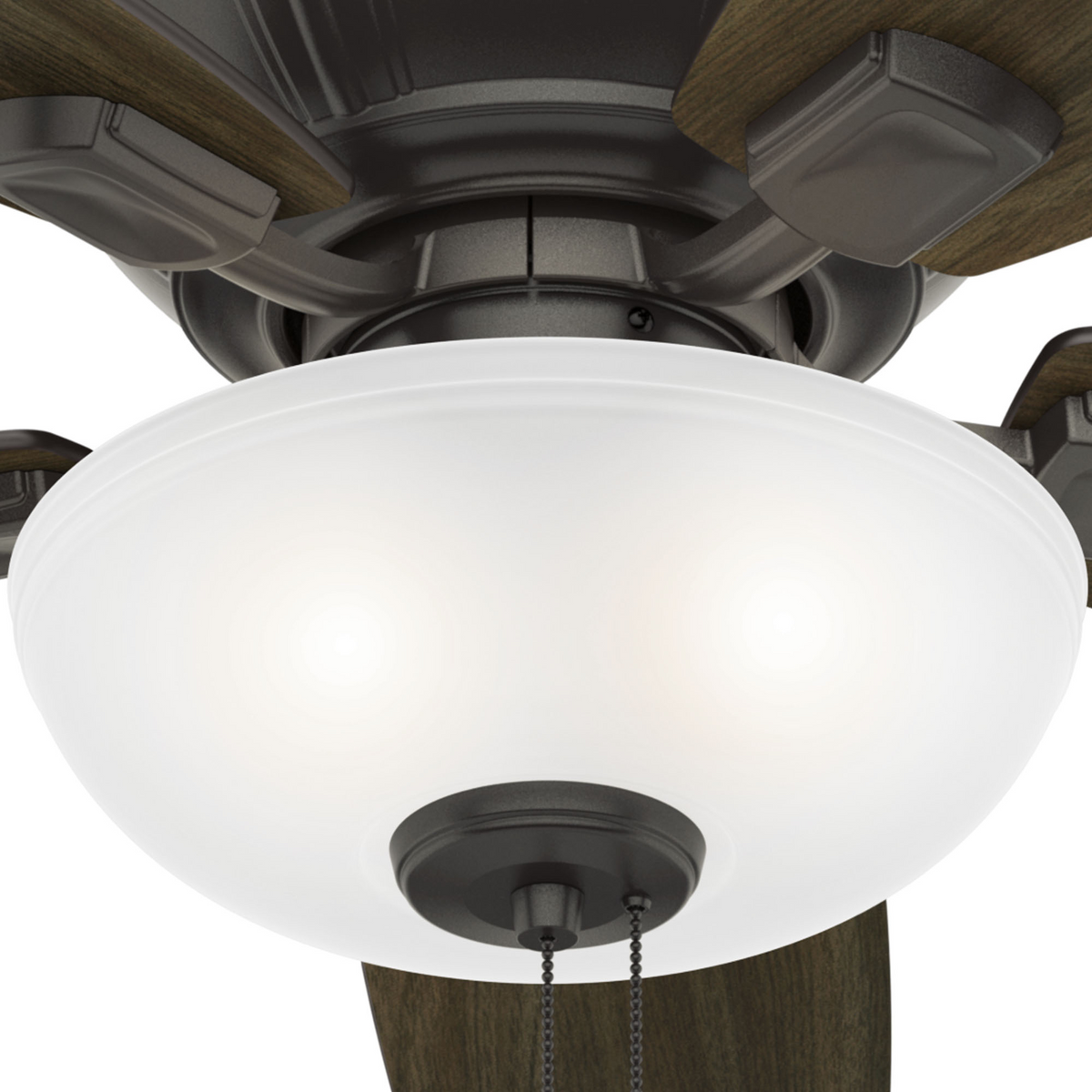 52 inch Kenbridge Noble Bronze Ceiling Fan with LED Light Kit and Pull Chain