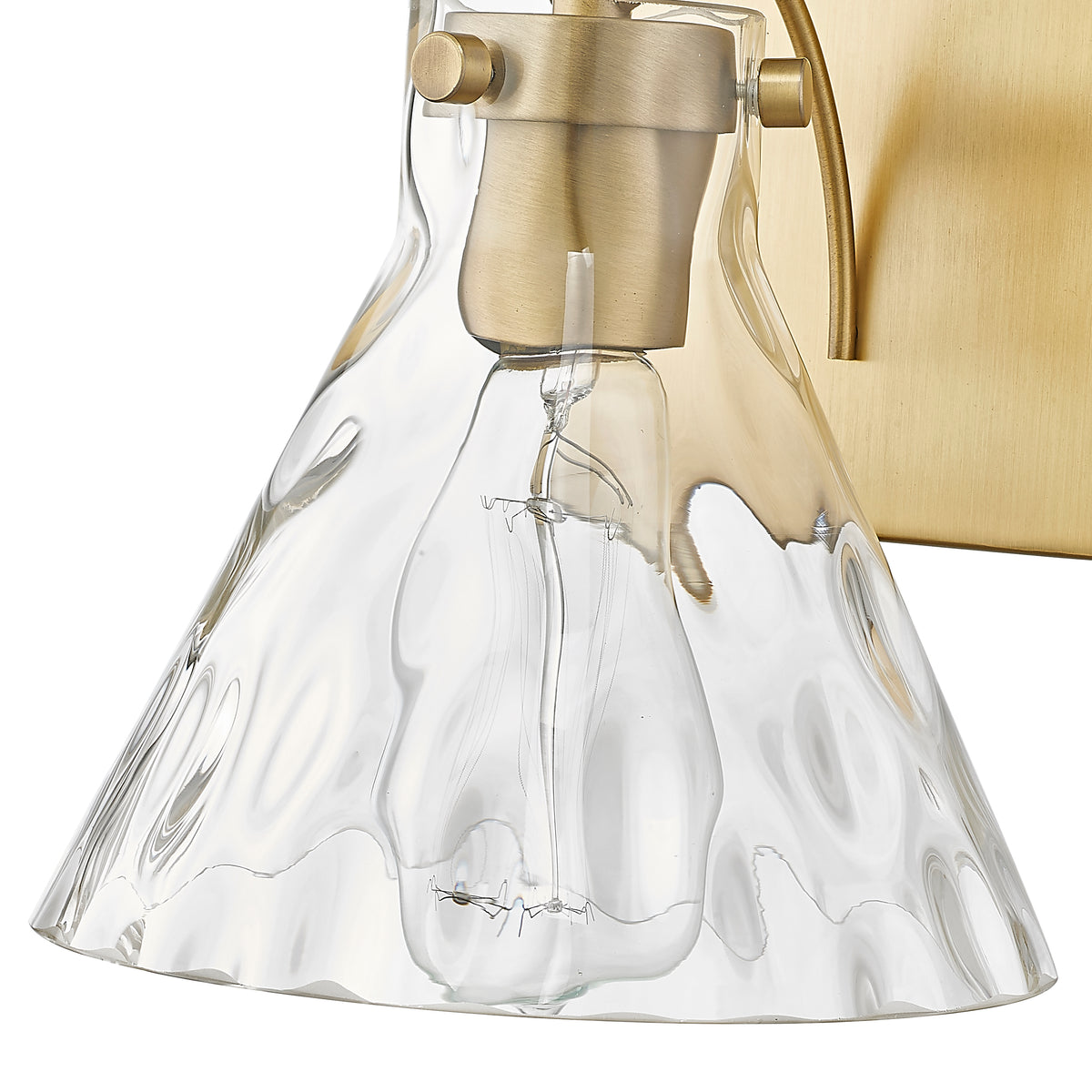 7.13'' Barlon Vintage Brass 1 Light Wall Sconce