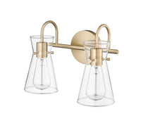 13.4'' Camellia Modern Gold 2 Light Bath Vanity