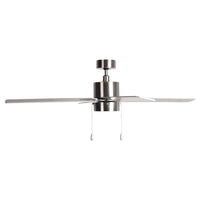 52 Inch Aldea IV AC Brushed Nickel 4-Blade Reversible Ceiling Fan