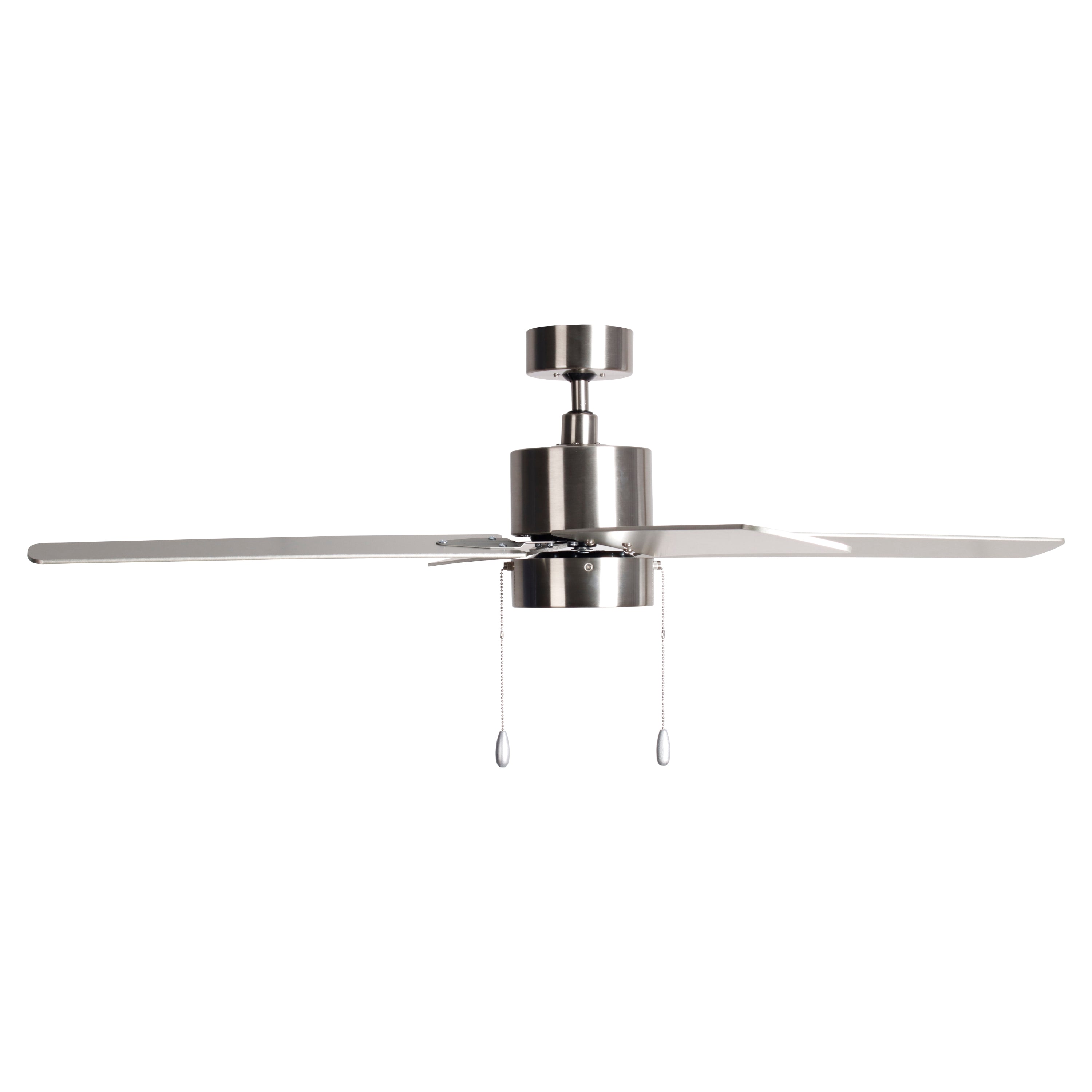 52 Inch Aldea IV AC Brushed Nickel 4-Blade Reversible Ceiling Fan