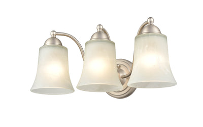 18'' Abelia Satin Nickel 3 Light Bath Vanity
