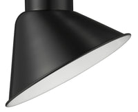 10-inch R Series Satin Black Angle Shade