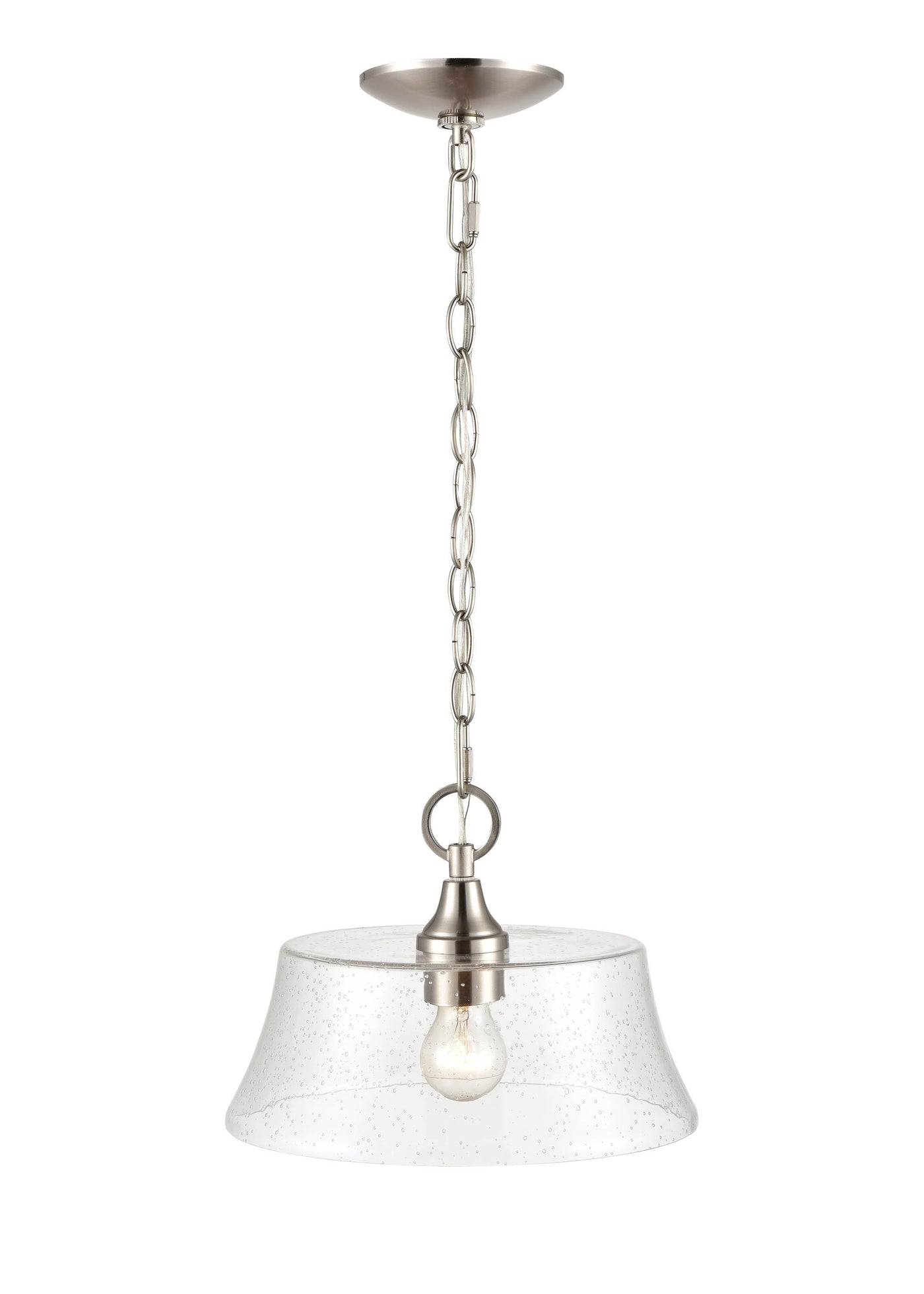 8.5'' Caily Brushed Nickel 1 Light Pendant