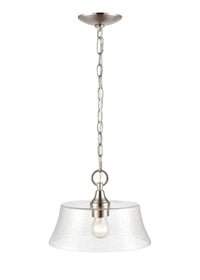 8.5'' Caily Brushed Nickel 1 Light Pendant