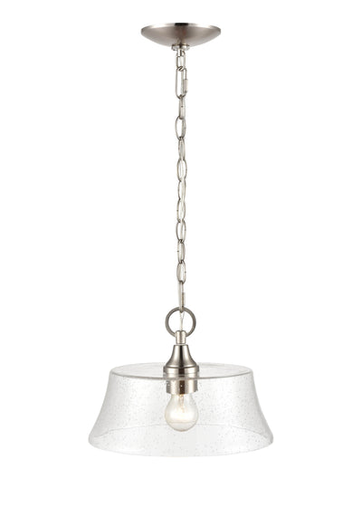 8.5'' Caily Brushed Nickel 1 Light Pendant