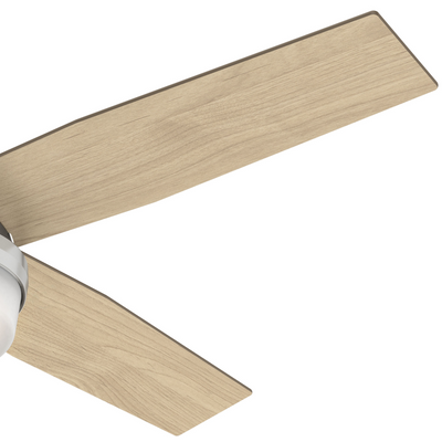 52 inch Dempsey Brushed Nickel LED Ceiling Fan With Handheld Remote