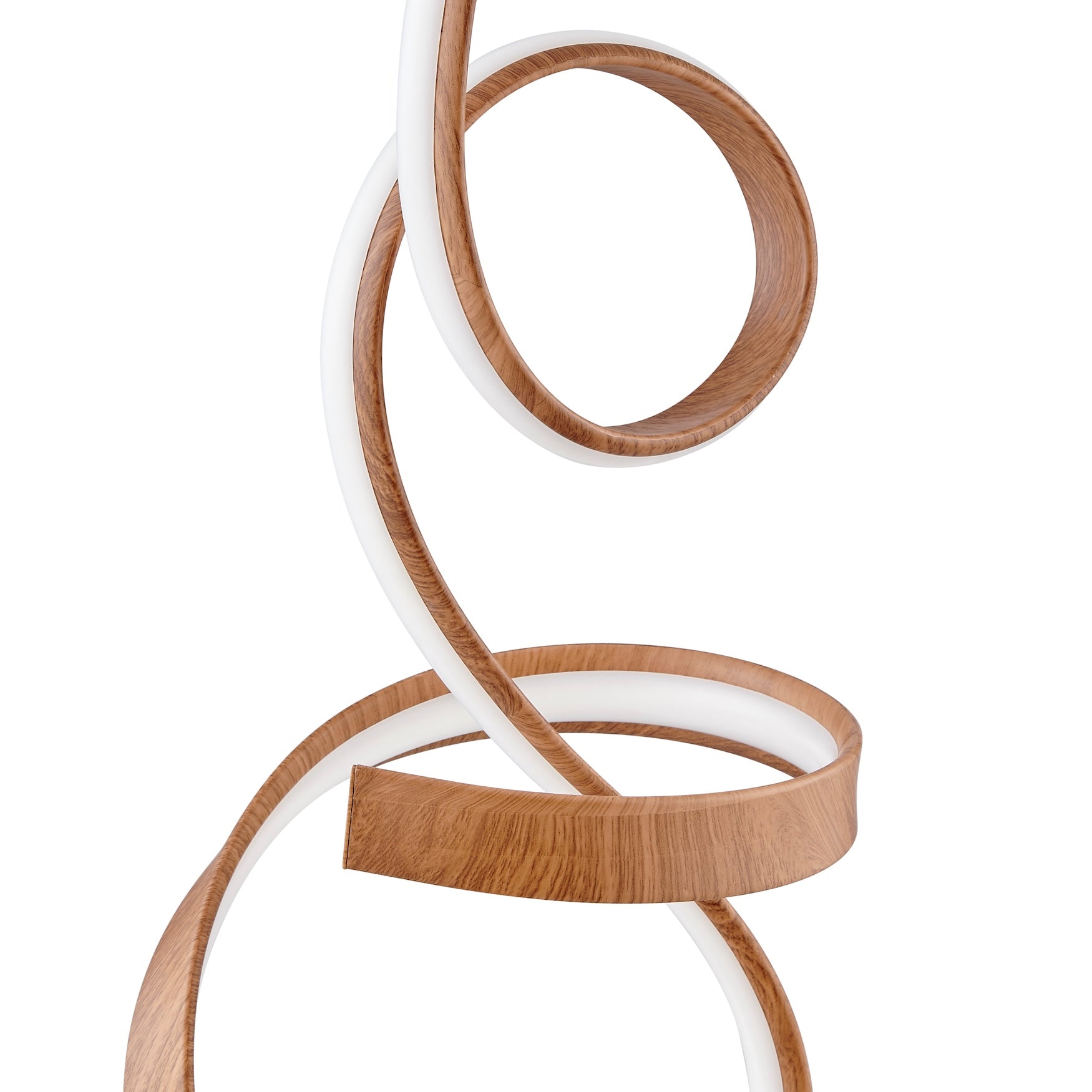 Amsterdam Light Wood Table Lamp | LED Strip & Touch Dimmer