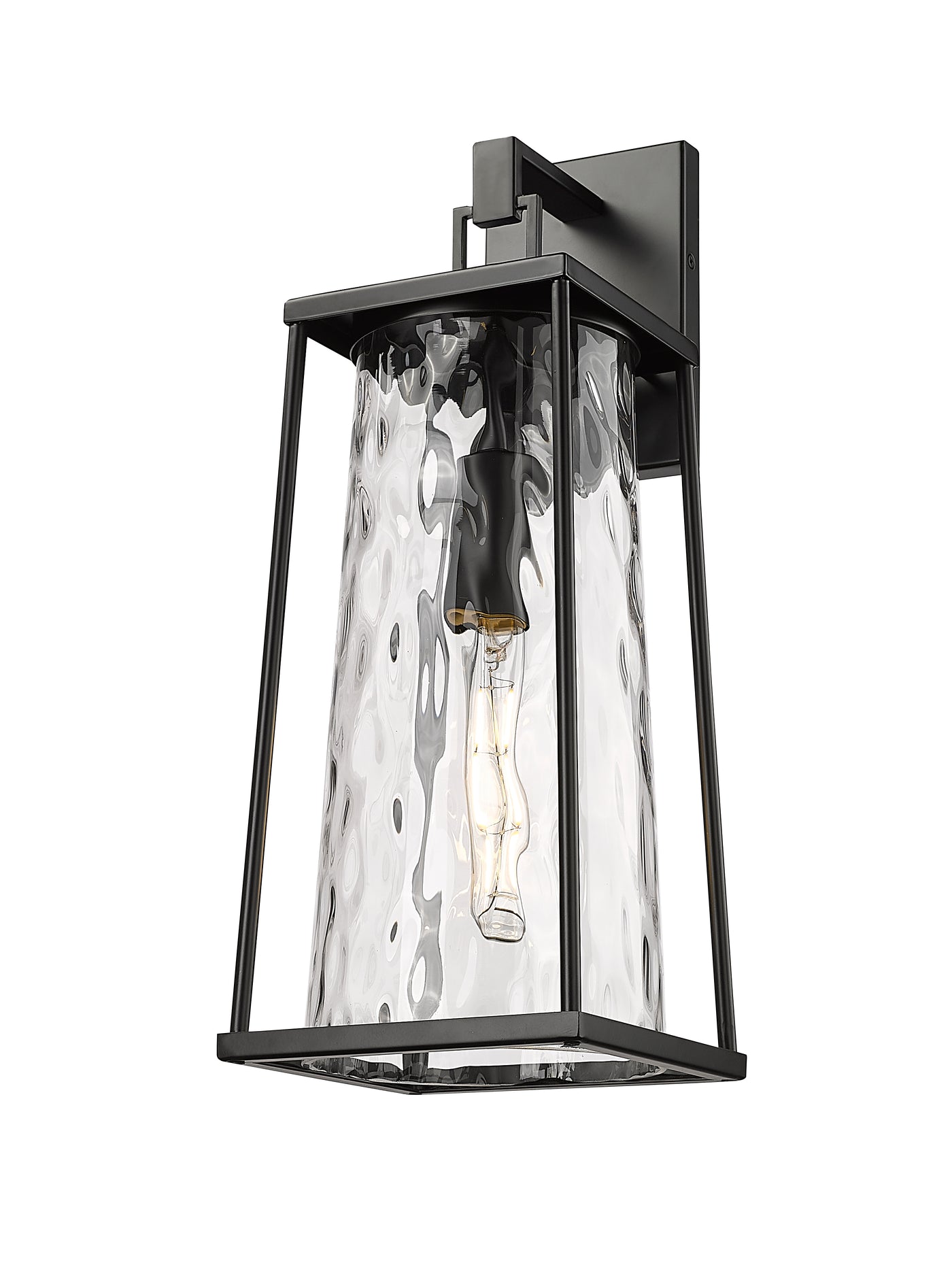7.5'' Dutton Powder Coated Black 1 Light Wall Sconce