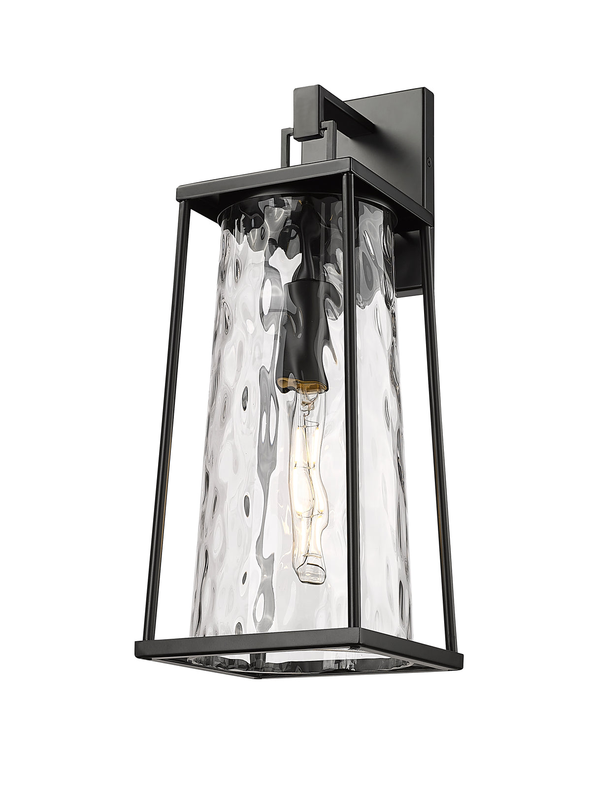 7.5'' Dutton Powder Coated Black 1 Light Wall Sconce