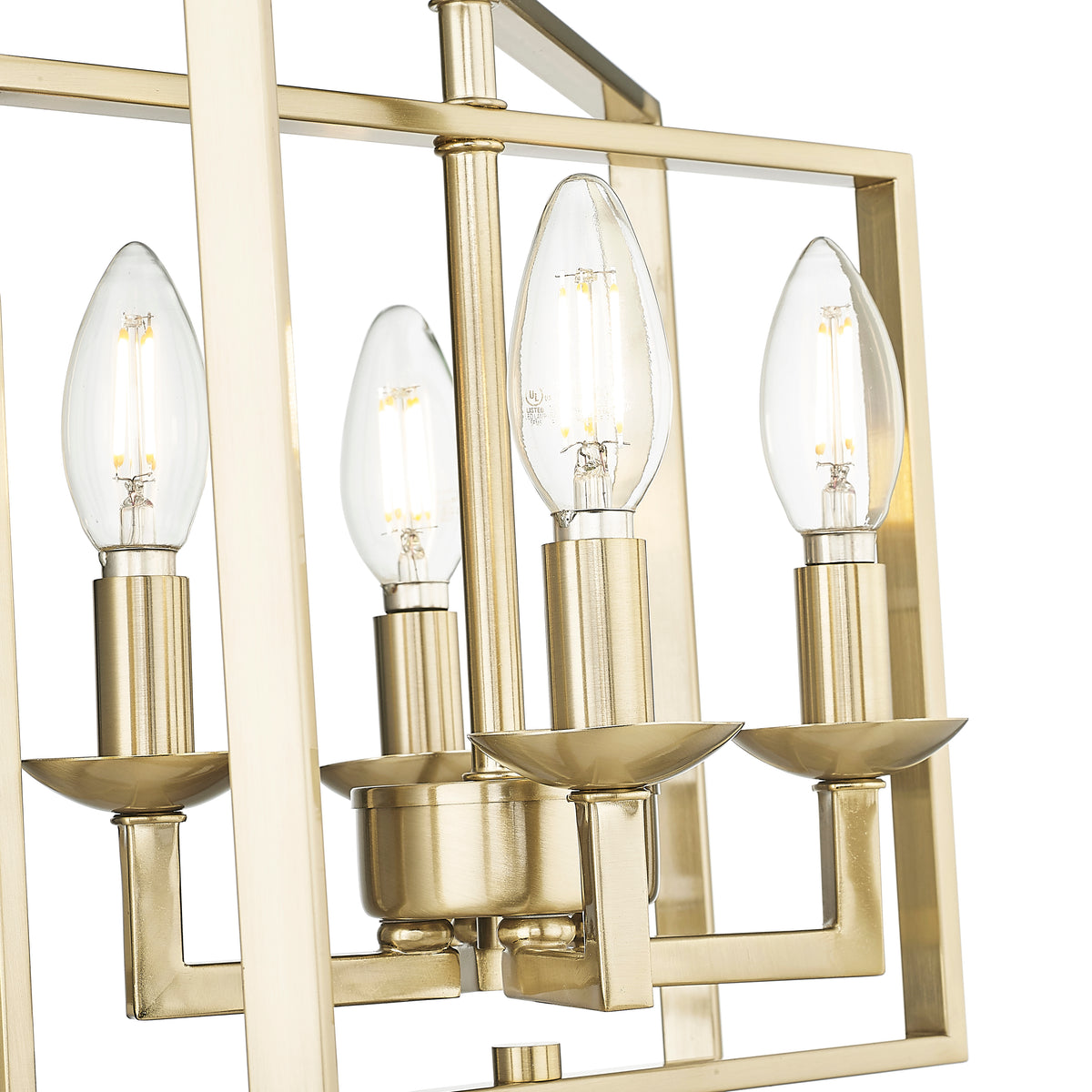18.25'' Nellis Modern Gold 4 Light Pendant