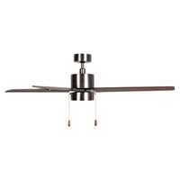52 Inch Aldea IV AC Brushed Nickel Indoor Ceiling Fan 4-Blade Reversible