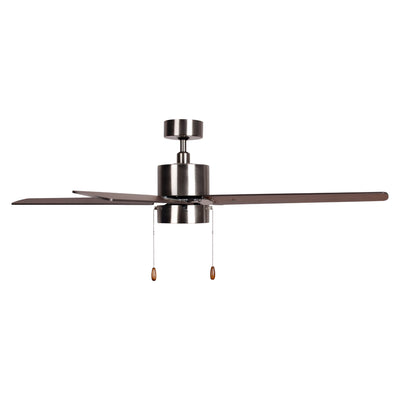 52 Inch Aldea IV AC Brushed Nickel Indoor Ceiling Fan 4-Blade Reversible