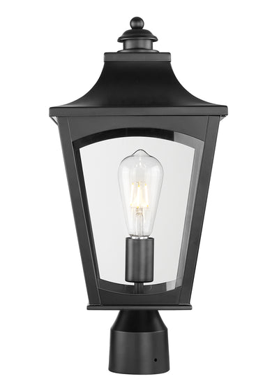 19.5'' Curry Powder Coated Black 1 Light Post Lantern