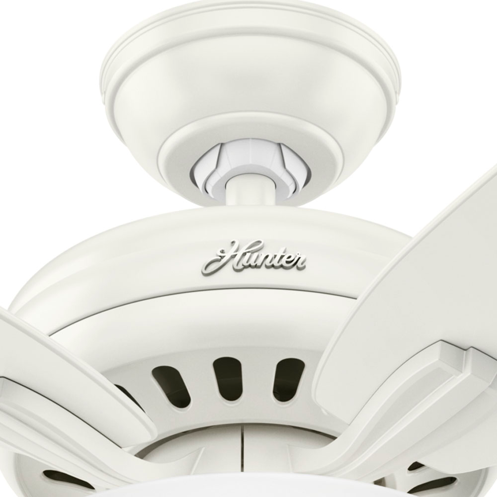 52 inch Newsome Fresh White LED Ceiling Fan with Pull Chain