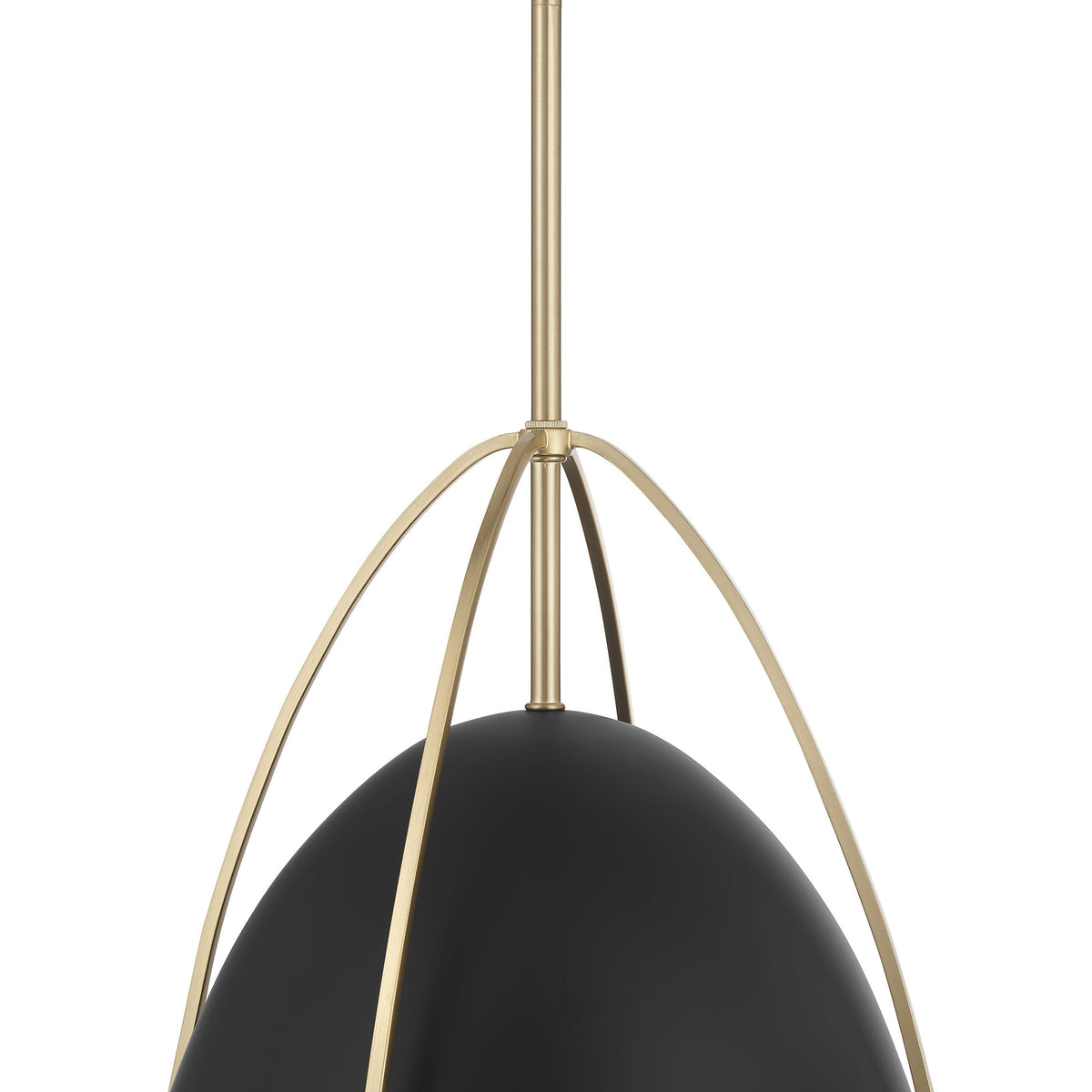 16'' Pomelle Matte Black 1 Light Pendant