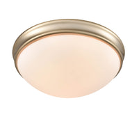 5'' Baumann Modern Gold 3 Light Flush Mount