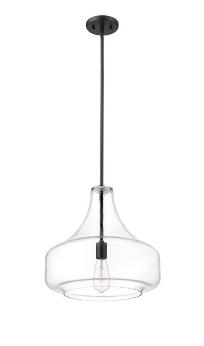 16'' Madelynn Matte Black 1 Light Pendant