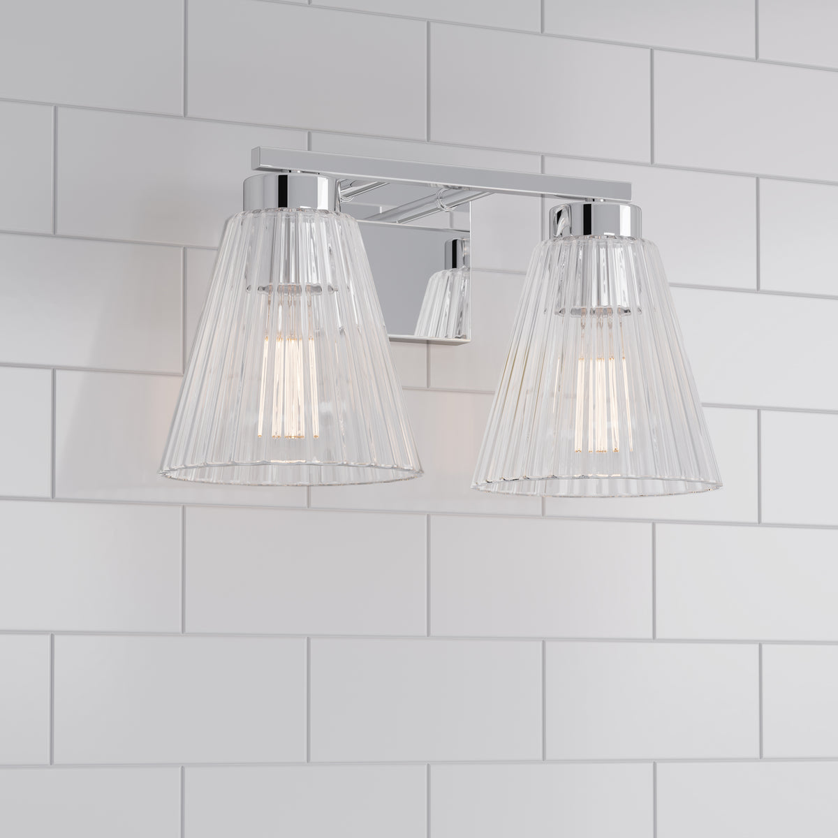13.75'' Riville Chrome 2 Light Bath Vanity