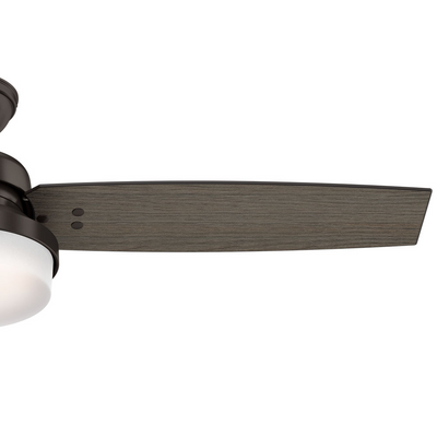 52 inch Sentinel Premier Bronze Ceiling Fan with LED Light Kit and Handheld Remote