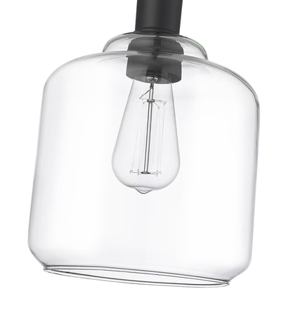 10.2'' Asheville Matte Black 1 Light Mini Pendant