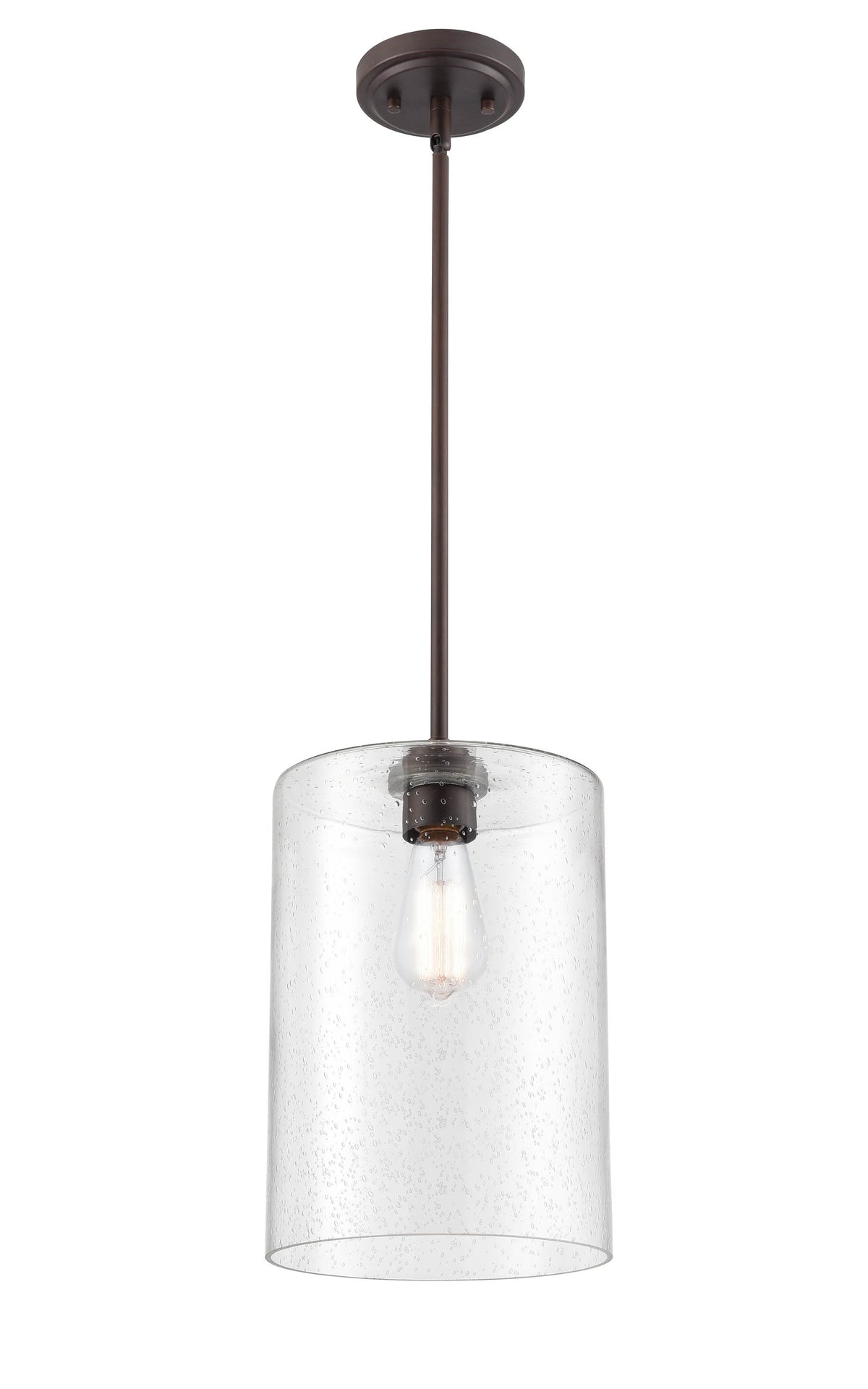 14'' Moven Rubbed Bronze 1 Light Mini Pendant