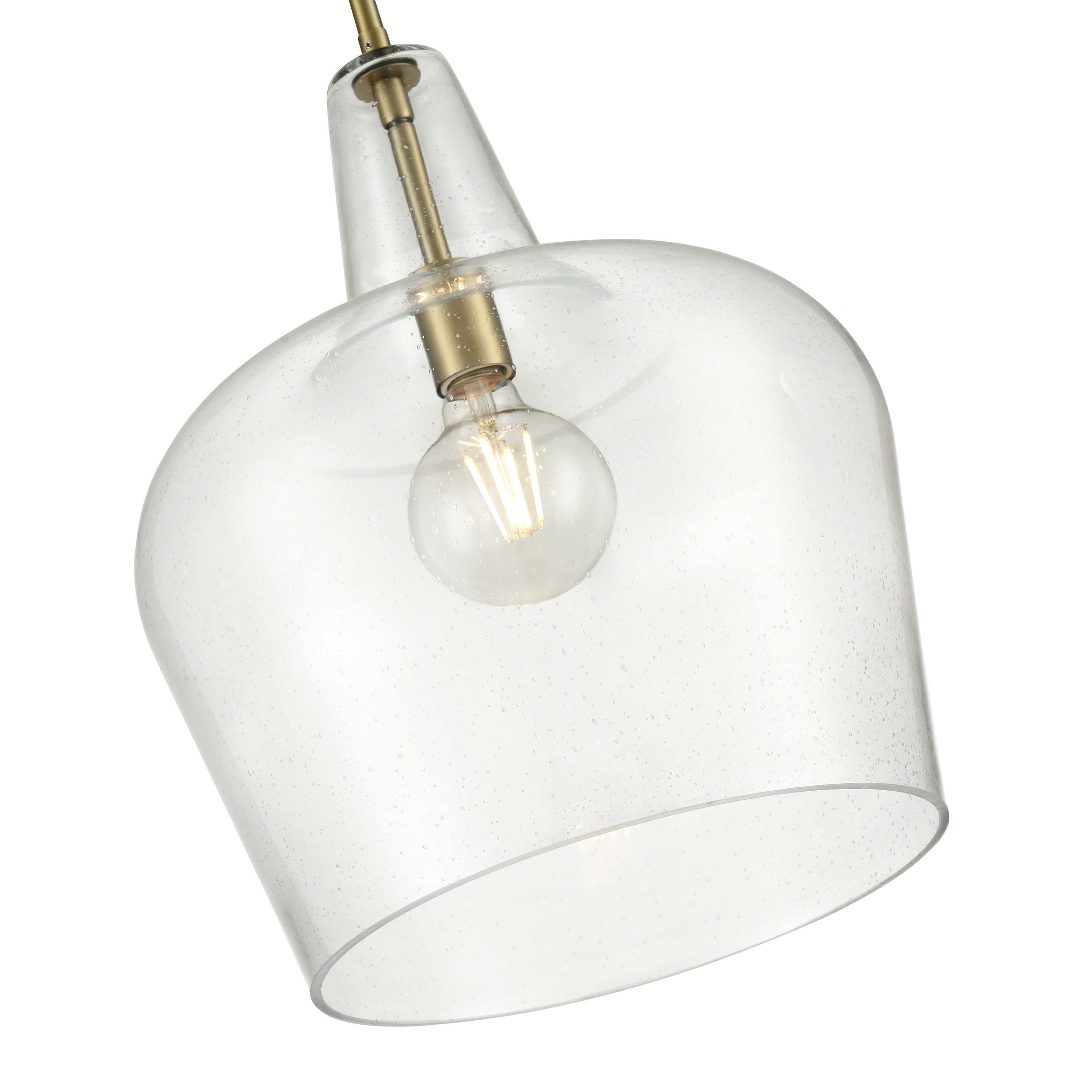 17.75'' Puckette Vintage Brass 1 Light Pendant