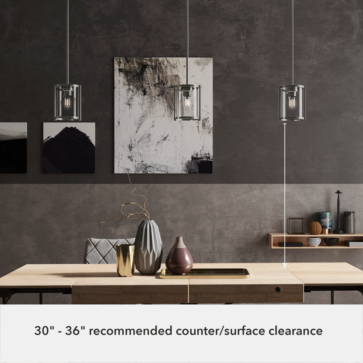 Astwood 6-inch 1-light Brushed Nickel Pendant with Clear Glass
