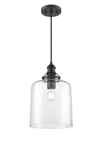 15.75'' Khrisa Matte Black 1 Light Pendant