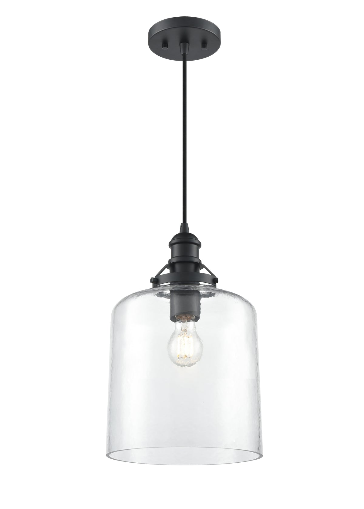 15.75'' Khrisa Matte Black 1 Light Pendant