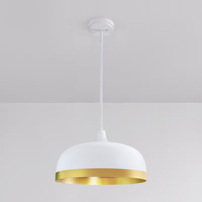 10'' Amarra Matte White 3 Light Pendant