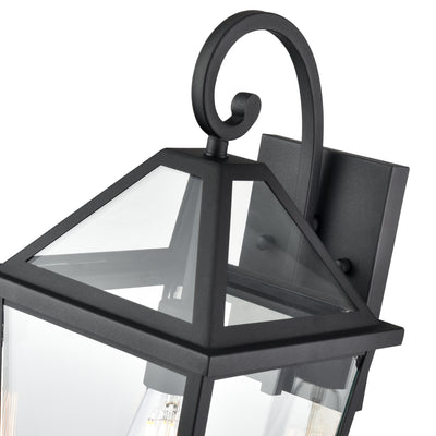 8.25'' Eston Textured Black 1 Light Wall Sconce