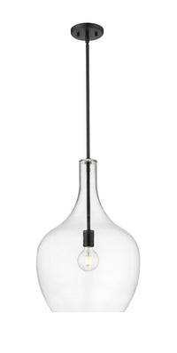 22'' Lamara Matte Black 1 Light Pendant
