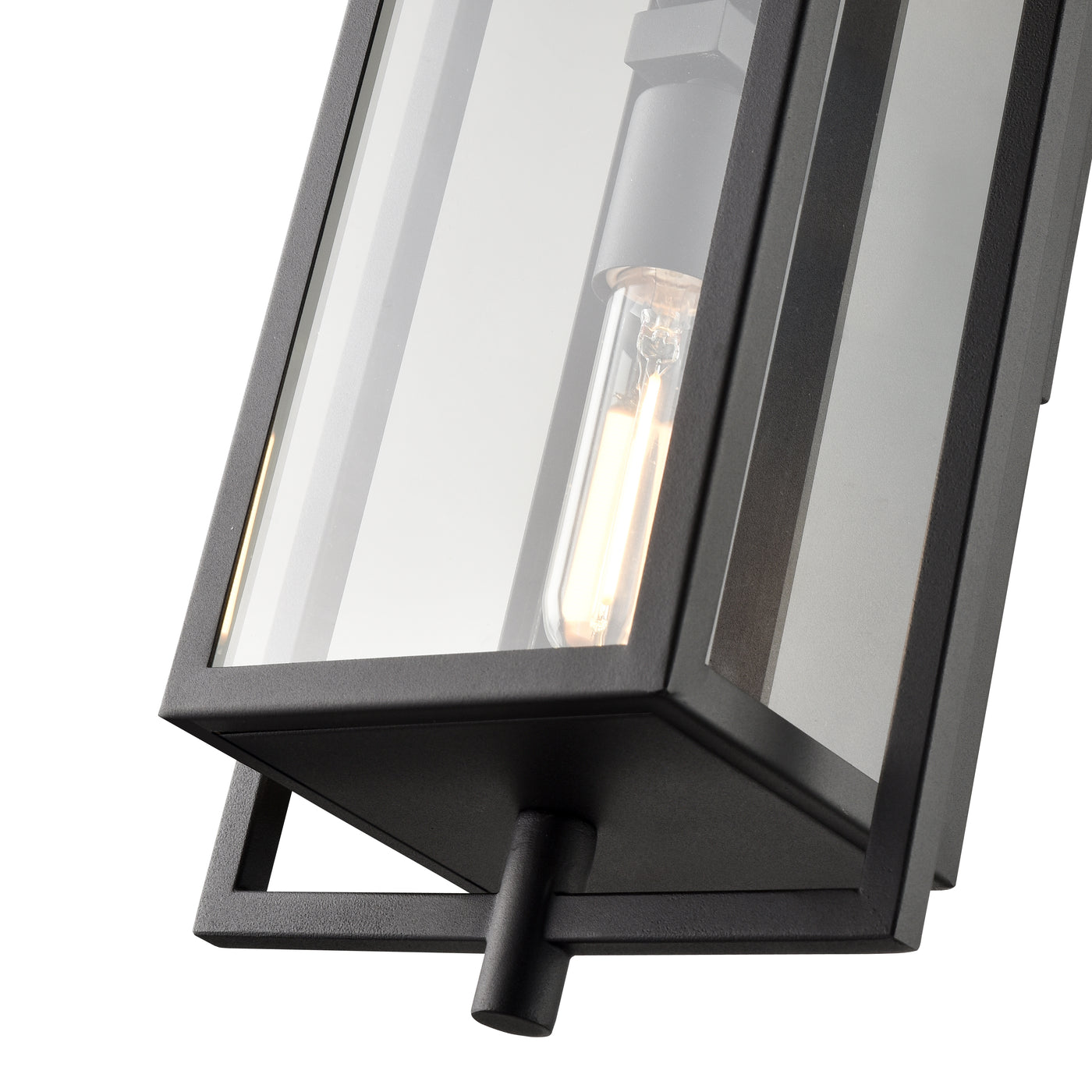 8.3'' Rankin Textured Black 2 Light Wall Sconce