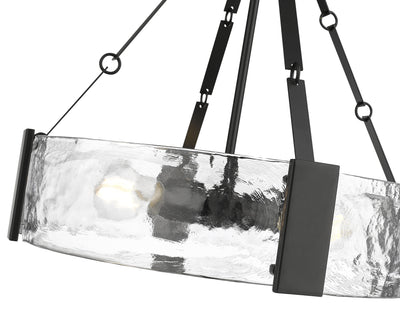 19.75'' Rezi Matte Black 3 Light Pendant