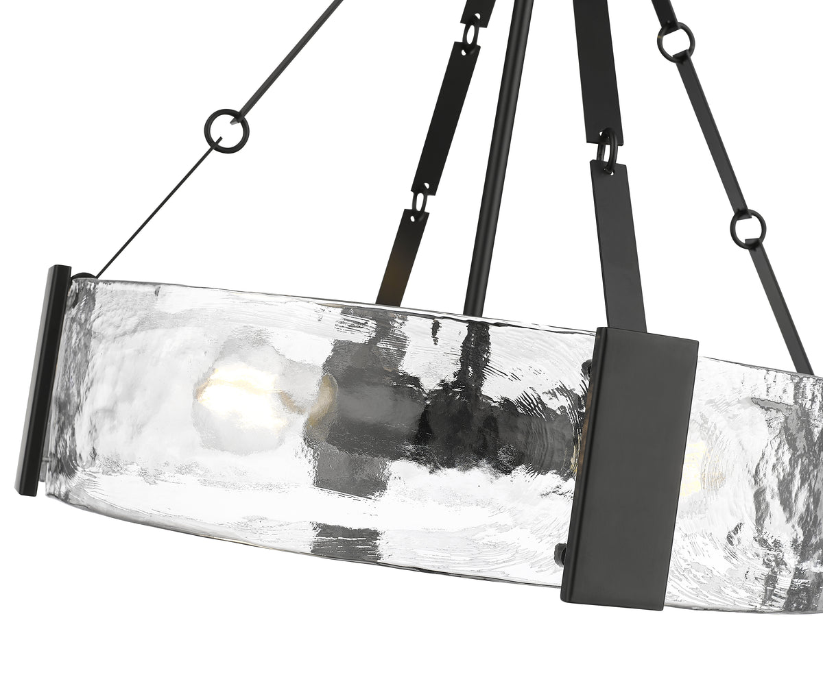 19.75'' Rezi Matte Black 3 Light Pendant
