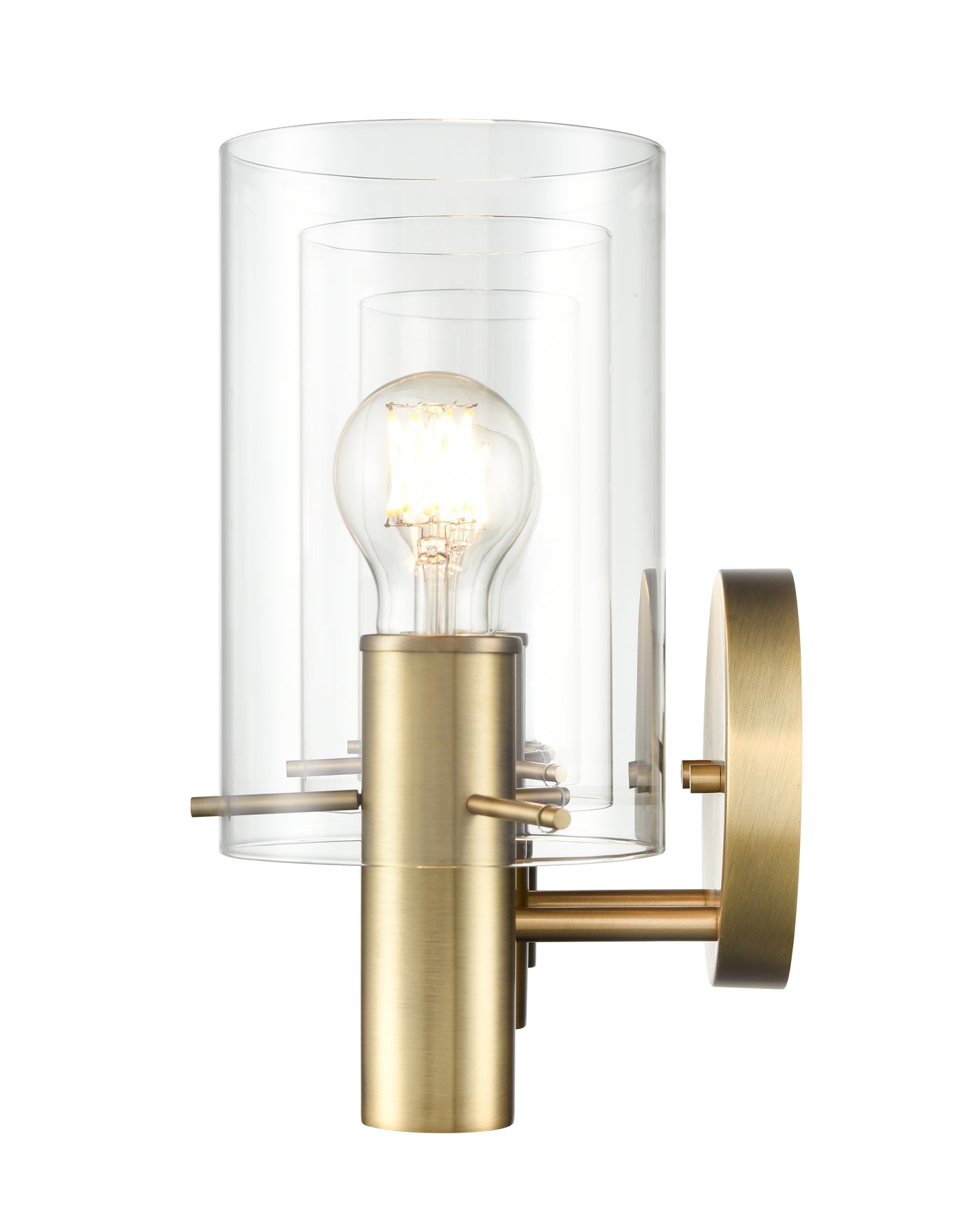 24'' Apolla Vintage Brass 3 Light Bath Vanity