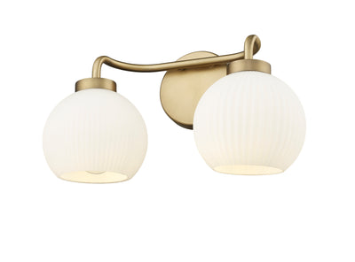 15'' Oprah Vintage Brass 2 Light Bath Vanity